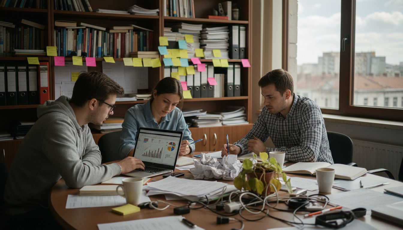 SEO agency team working at Buzău office