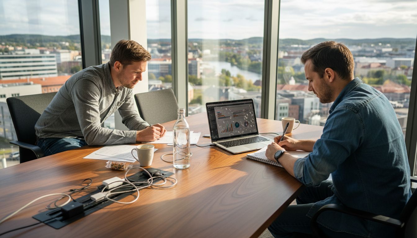 Digital marketers collaborate in Sarpsborg office