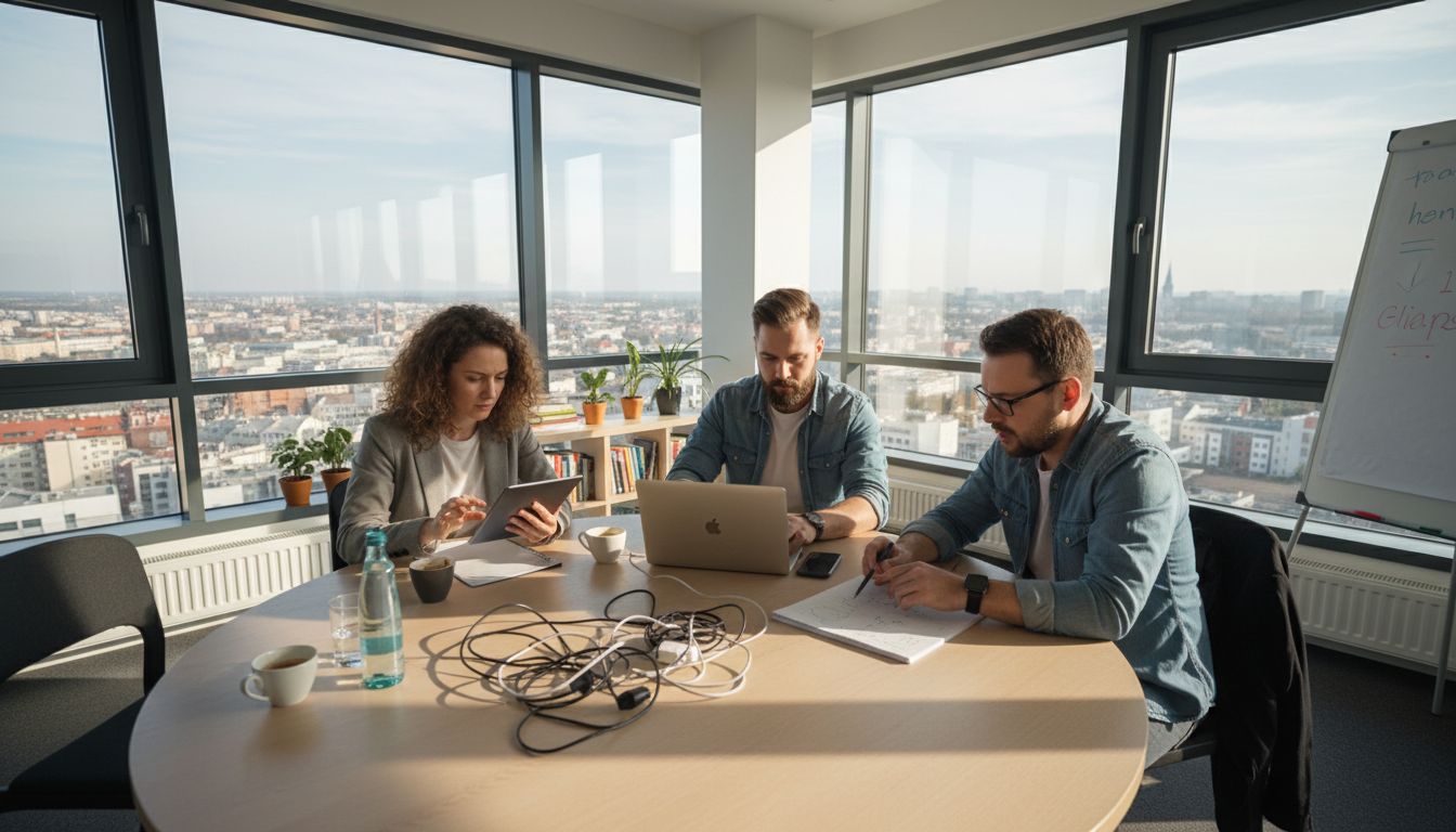Digital marketing team working in Gliwice office