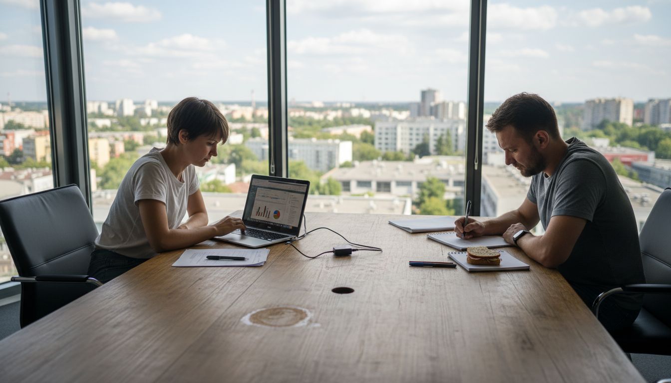 Marketing specialists at work in Zabrze office