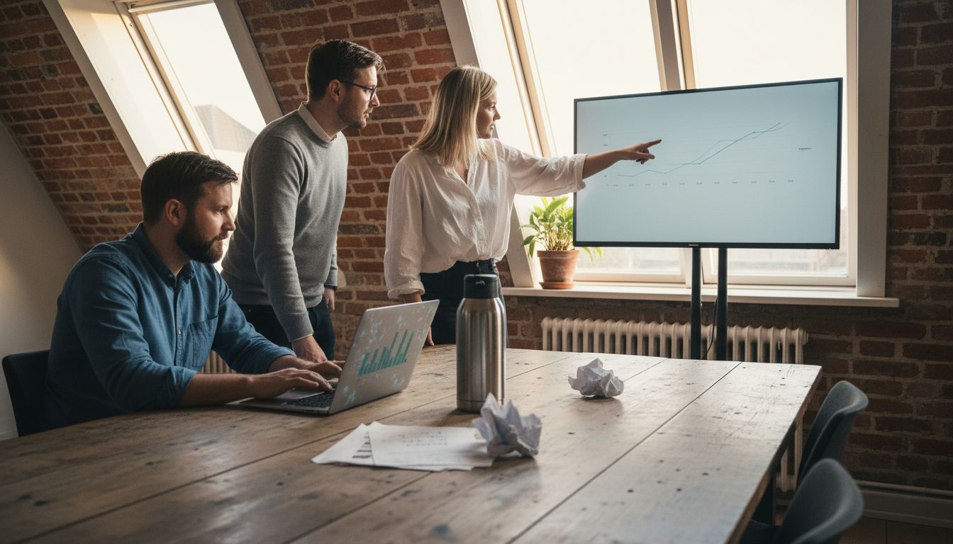 Digital marketing team at work in Holstebro office