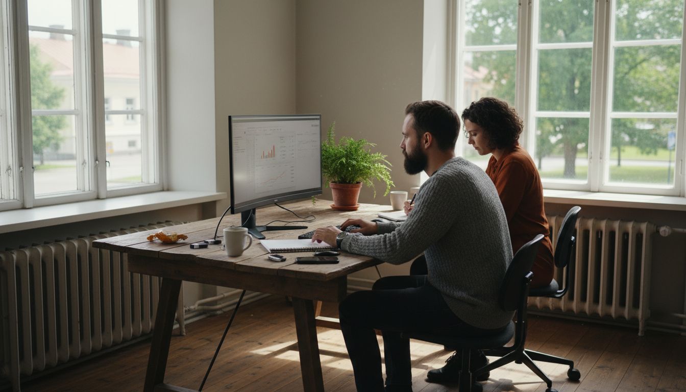 Team in Kotka digital agency at work