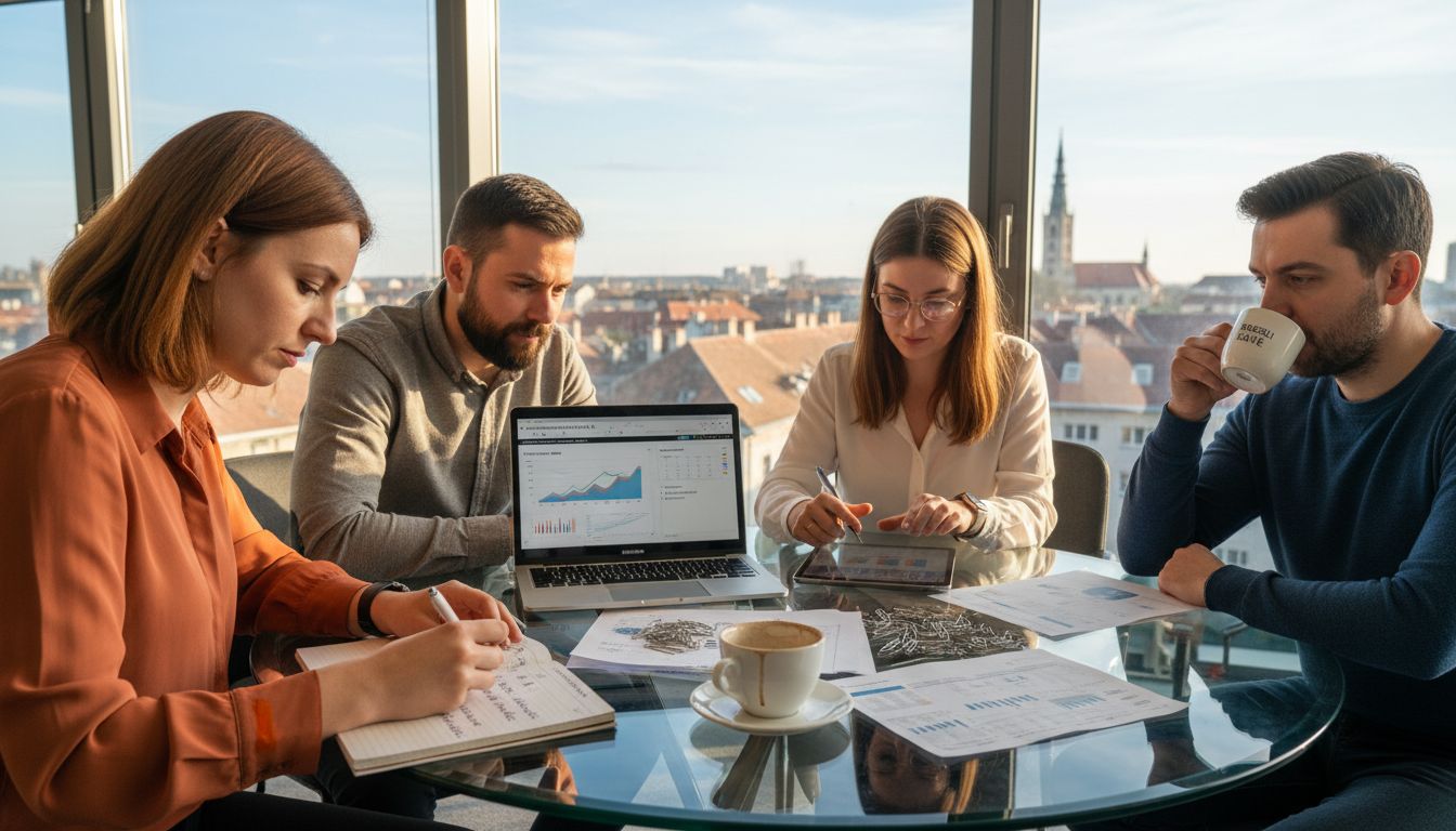 SEO ügynökségünk csapata ma Nagykanizsán tartott megbeszélést az irodában.