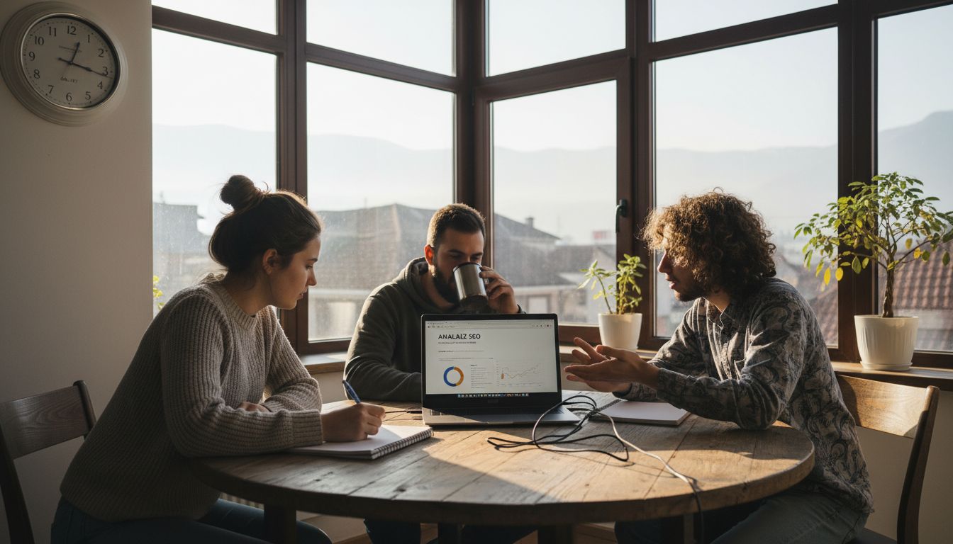 Echipa noastră de specialiști SEO lucrează dintr-un birou luminos, cu vedere spre oraș, chiar în Râmnicu Vâlcea.