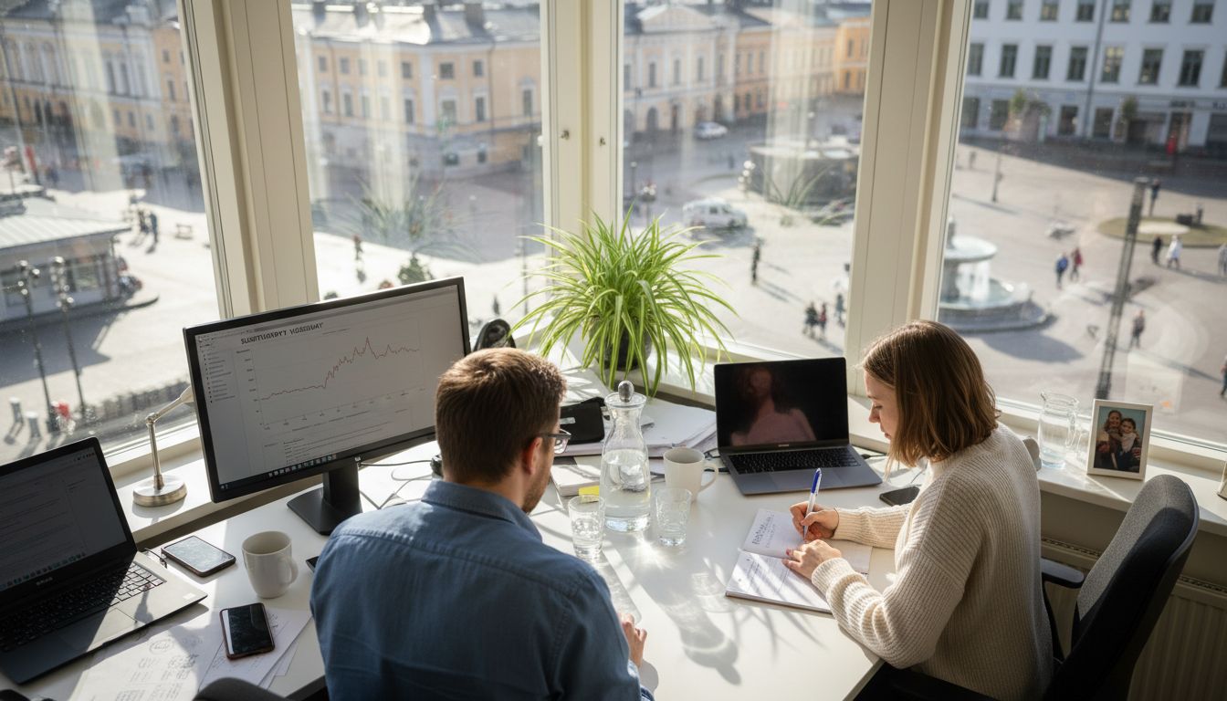 Kokkolan toimistolla SEO-asiantuntijat työskentelevät tiiviisti yhdessä kehittäen verkkosivujen näkyvyyttä.