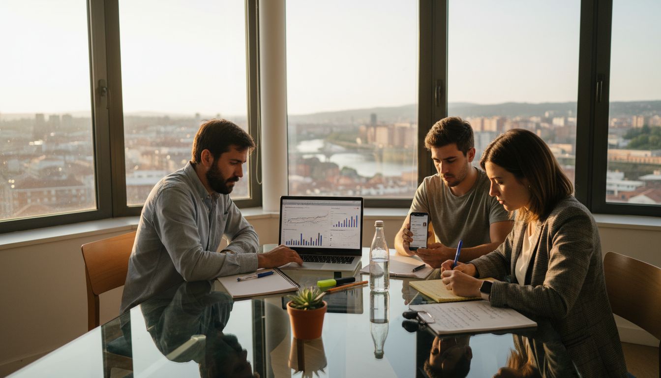El equipo de nuestra agencia SEO trabajando en la oficina de Barakaldo