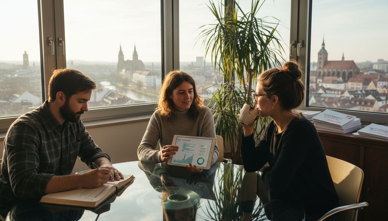 Unser digitales Marketing-Team arbeitet direkt vor Ort im Augsburger Stadtbüro.