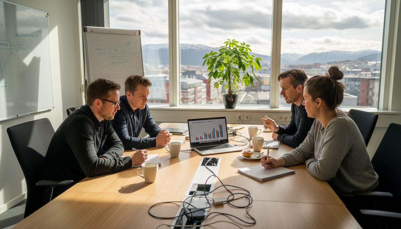 Vårt digitale markedsføringsteam holder til på kontoret vårt i Harstad sentrum.