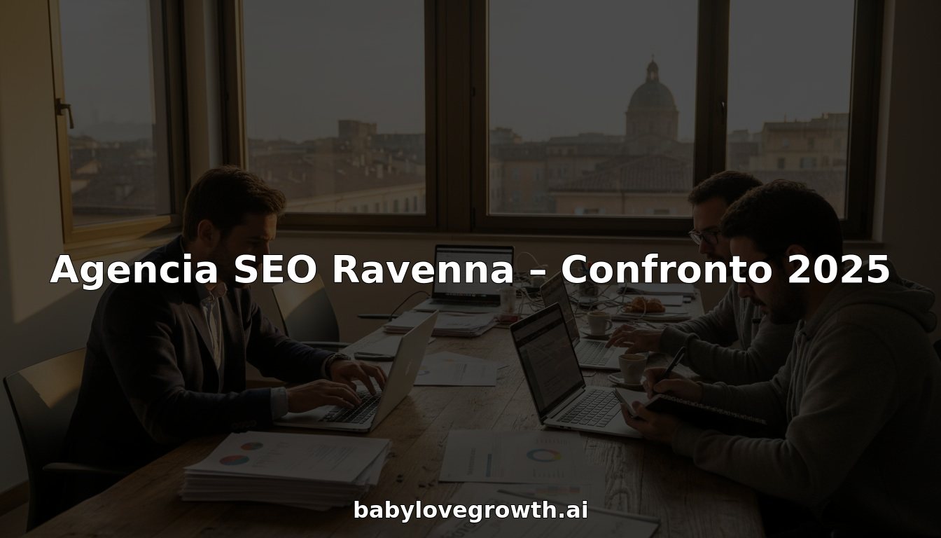 Un team di specialisti SEO al lavoro insieme negli uffici di Ravenna