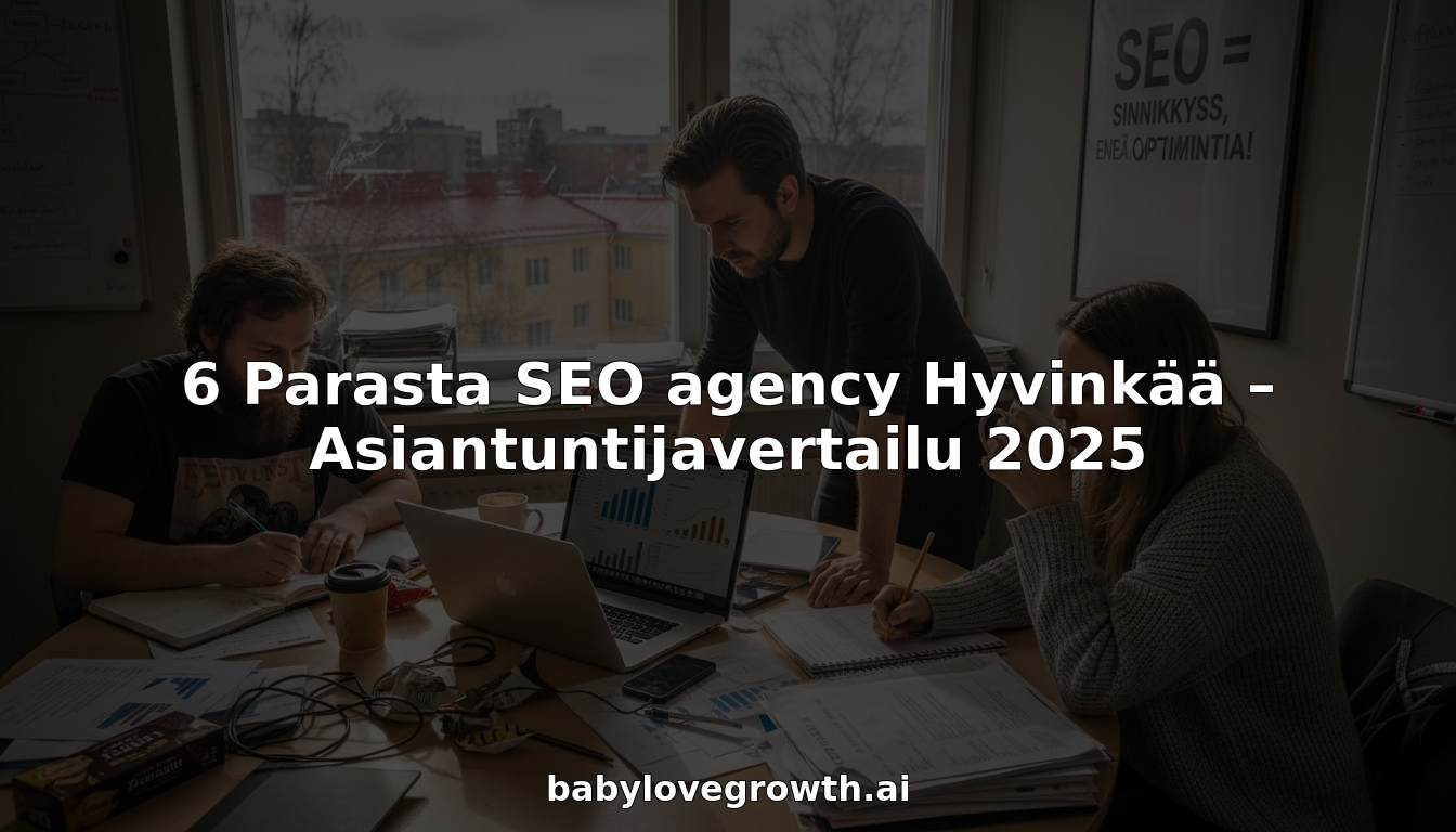 Hyvinkään SEO-osaajat kokoontuvat valoisassa toimistossa ideointiin.