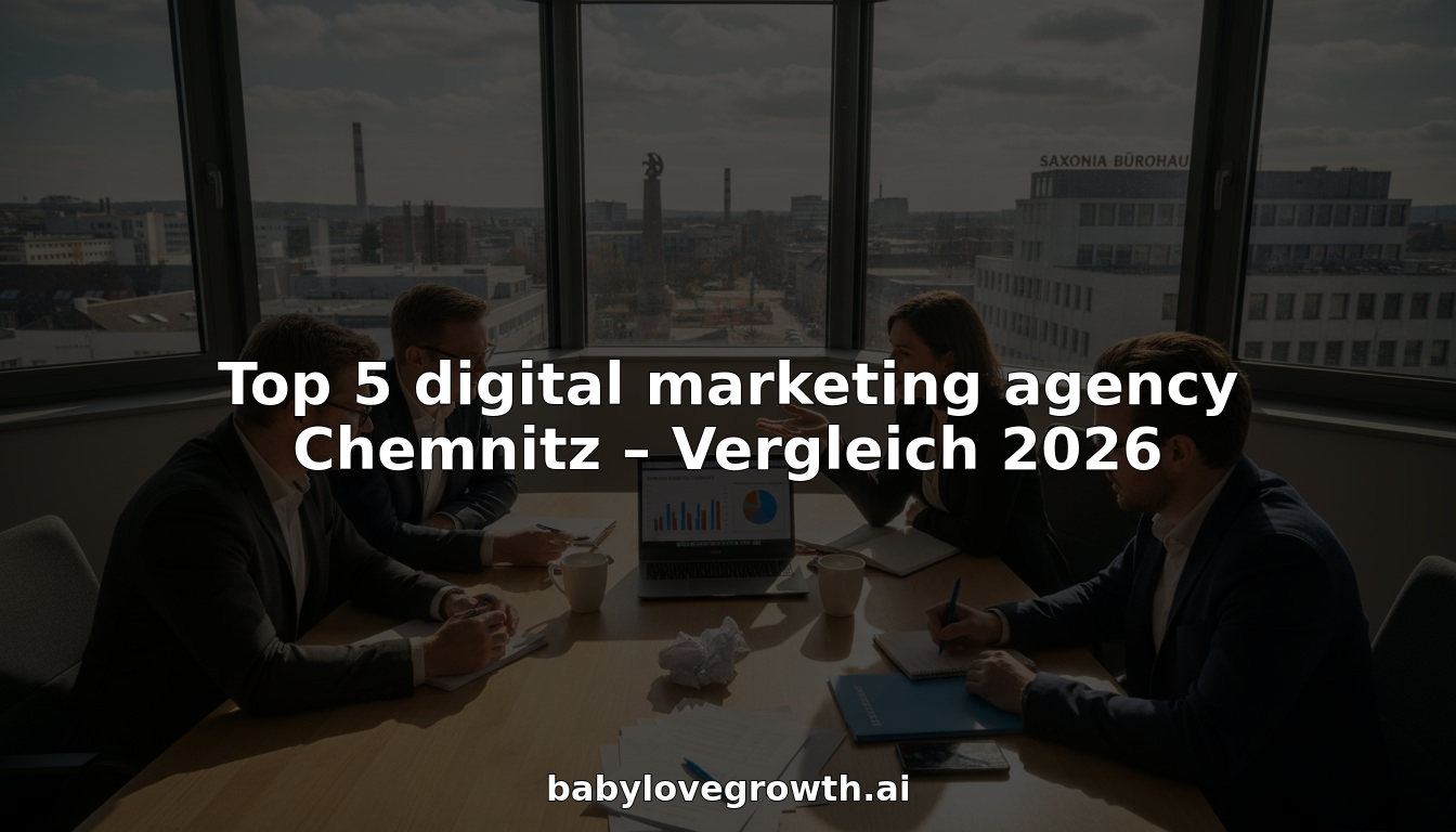 Teamrunde im Agenturbüro in Chemnitz