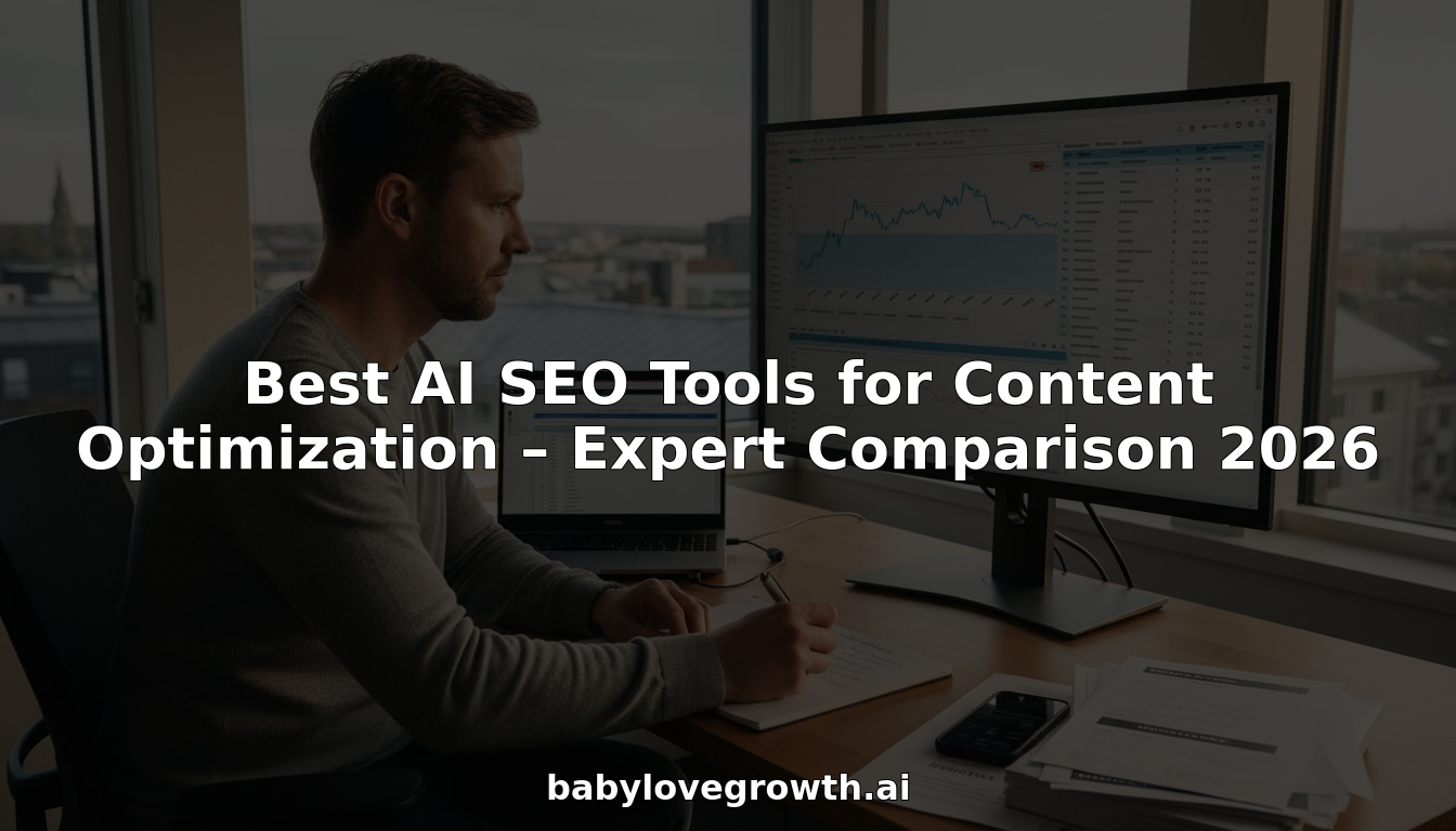 En SEO-spesialist sitter ved kontorpulten og dykker ned i tall og statistikk for å finne de beste strategiene.