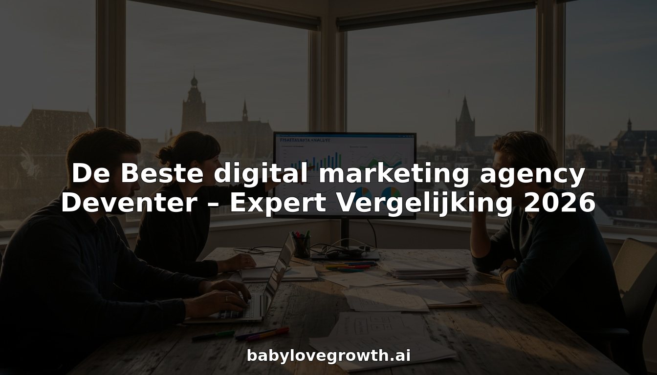 Ons marketingteam werkt samen op ons kantoor in Deventer.