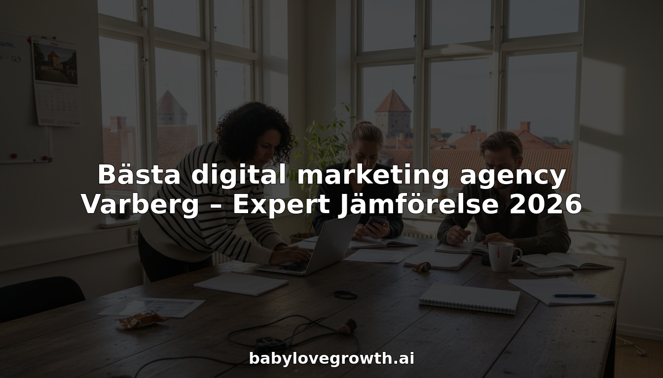 Det digitala marknadsteamet jobbar tillsammans på kontoret i Varberg.