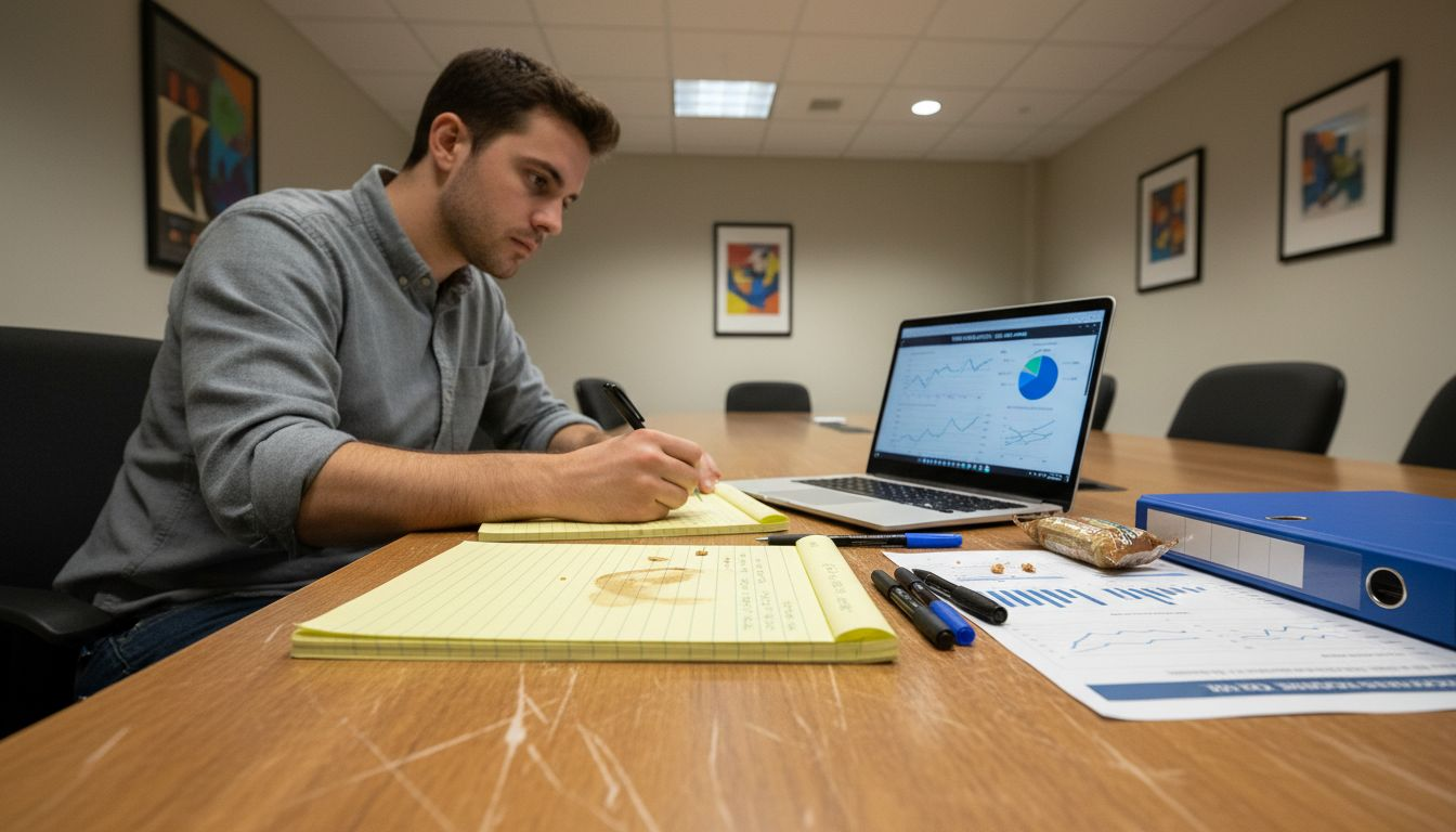 Auditor working on SEO page optimization