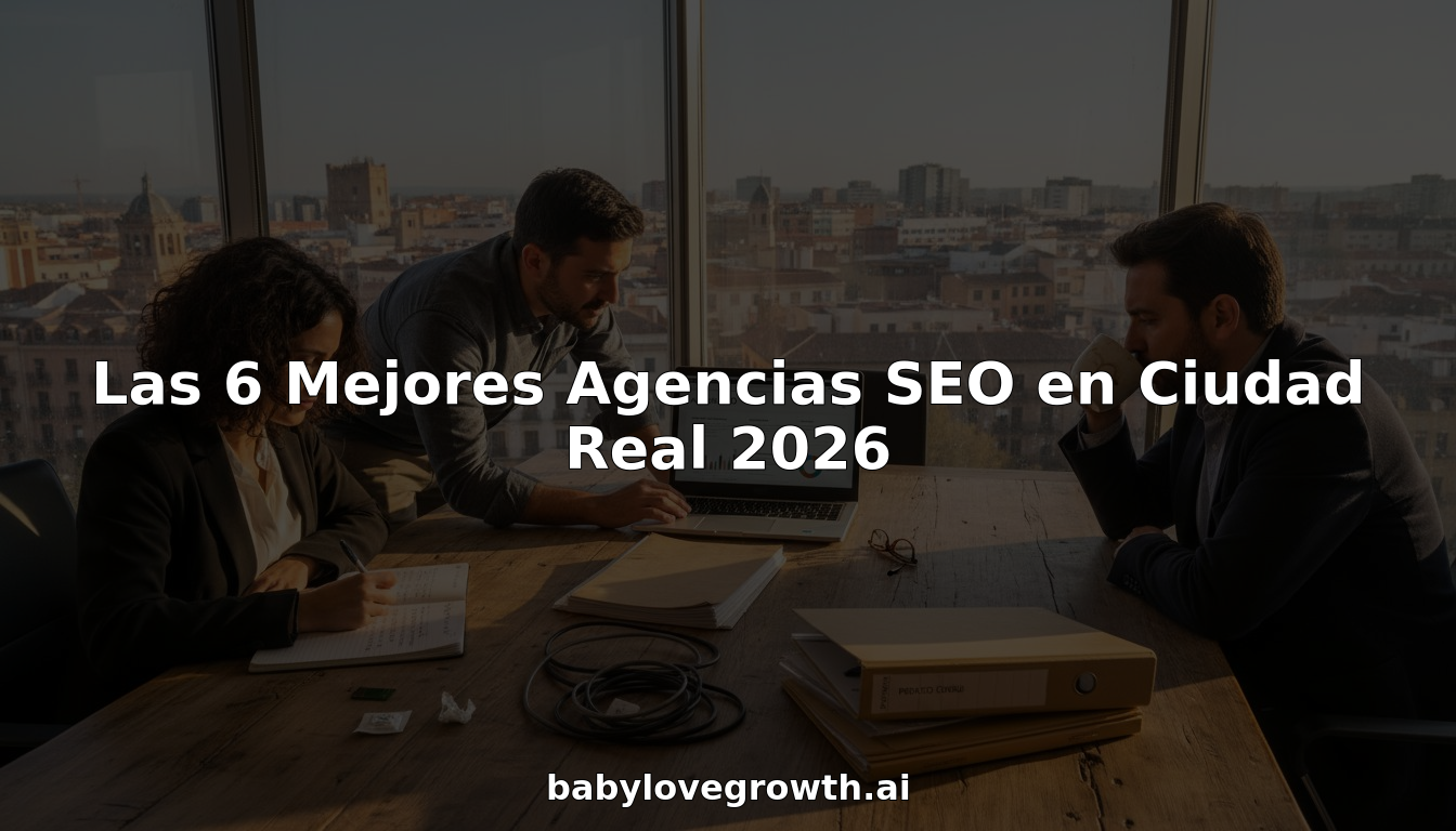 Reunión del equipo de la agencia SEO en la oficina de Ciudad Real