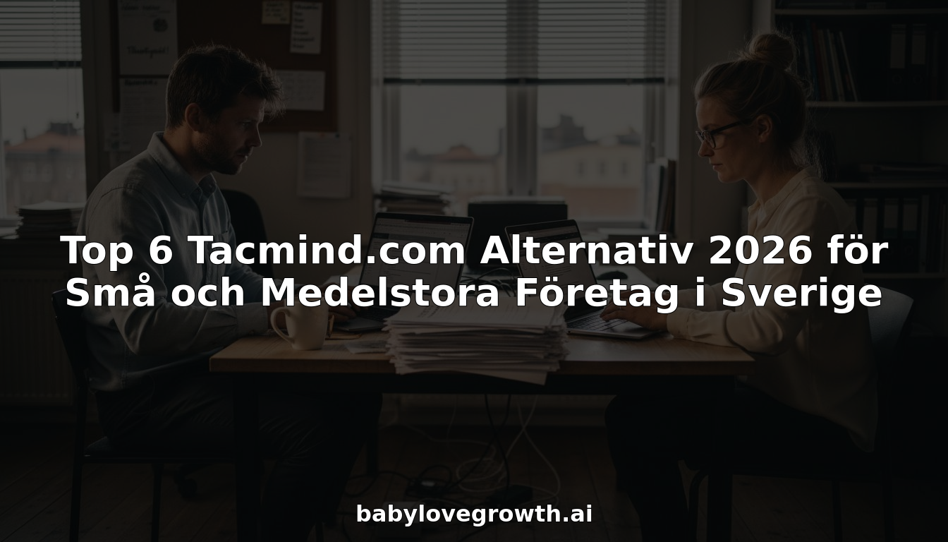 Småföretagare som jobbar på kontor runtom i Sverige