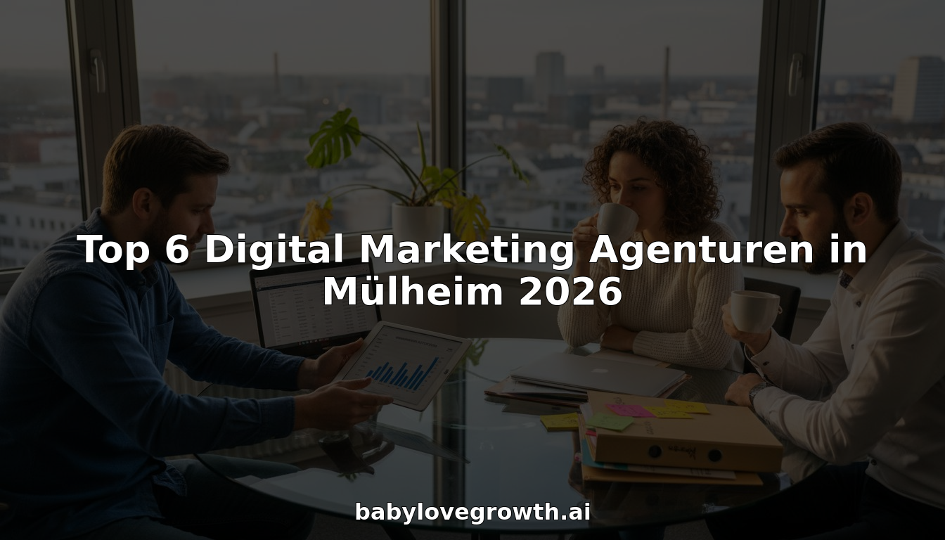 Das Team der Digitalagentur in Mülheim arbeitet gemeinsam im modernen Büro an innovativen Marketingkonzepten.