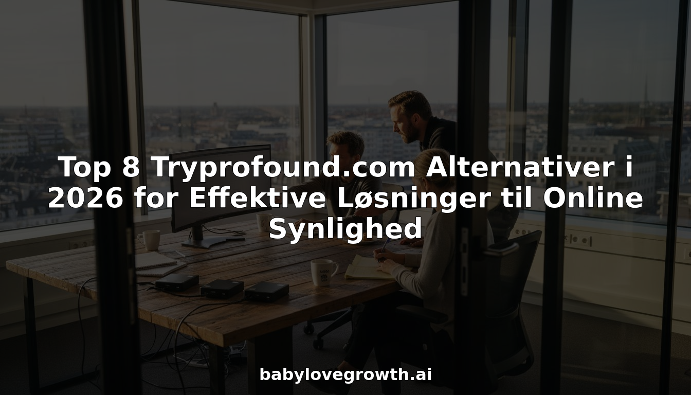 Et hold af SEO-eksperter arbejder tæt sammen i et lyst hjørnekontor.