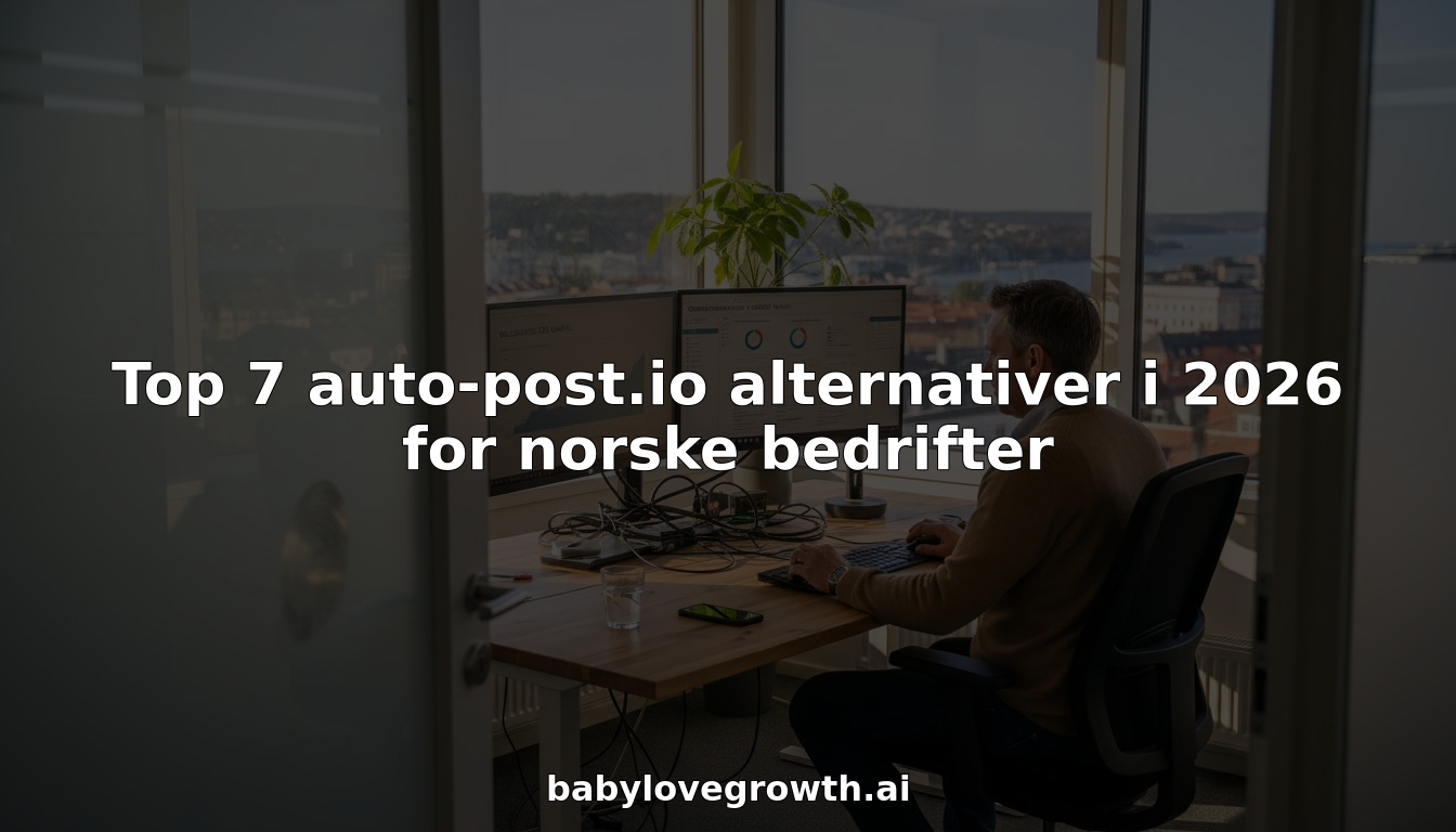 En norsk markedsfører går gjennom tallene på det digitale dashbordet sitt på kontoret.