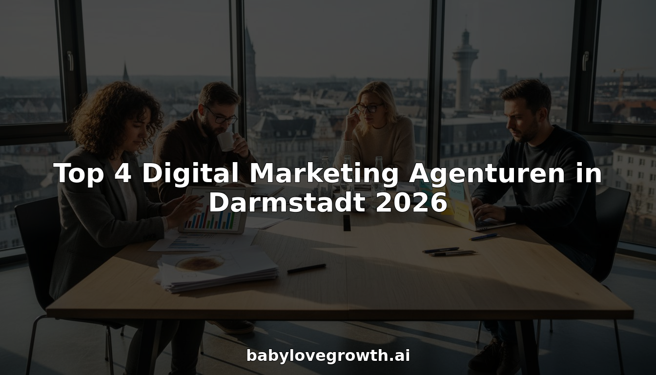 Ein engagiertes Team arbeitet gemeinsam im Büro einer Digitalagentur in Darmstadt.