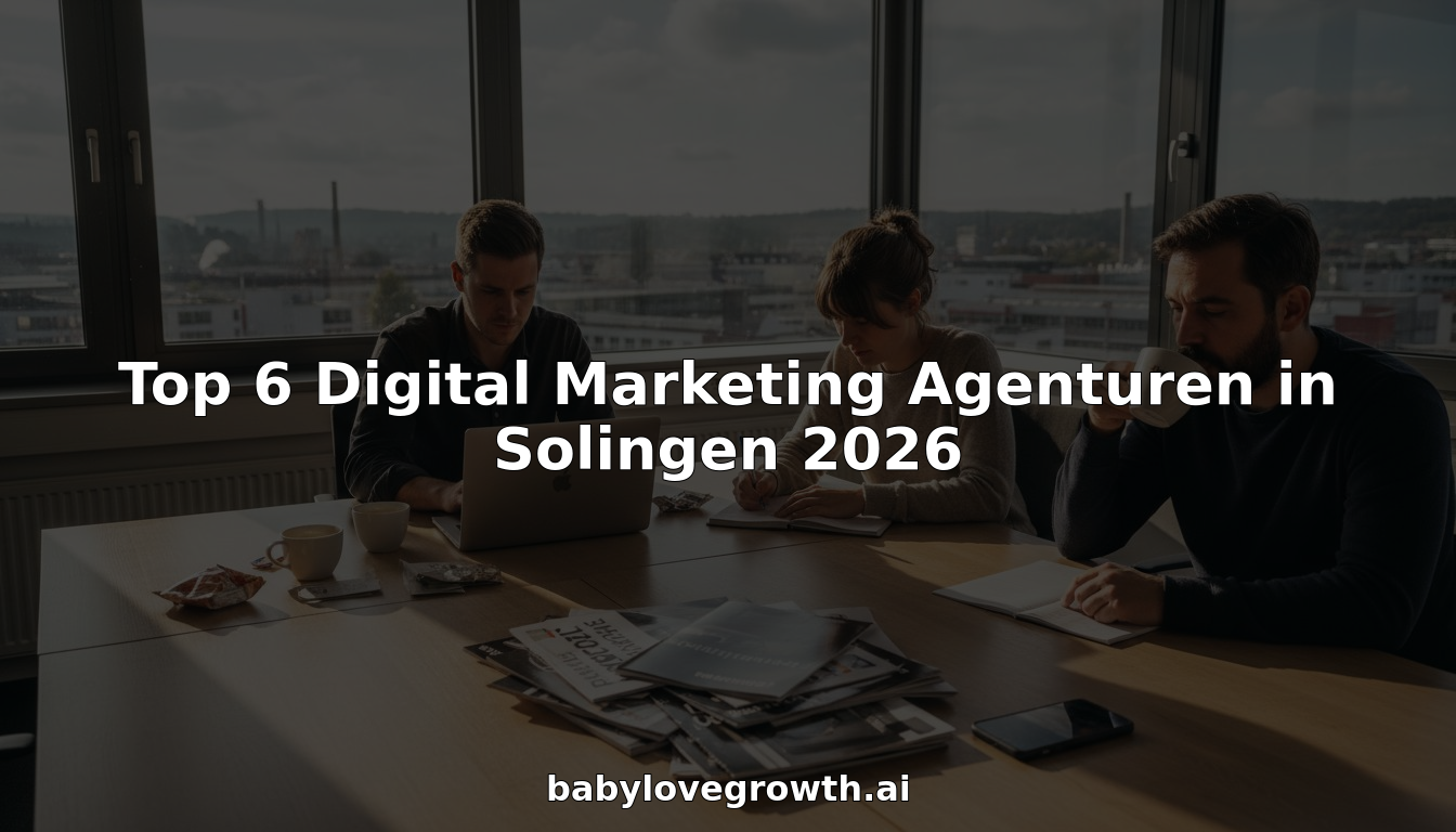 Besprechung des Marketing-Teams im Solinger Büro