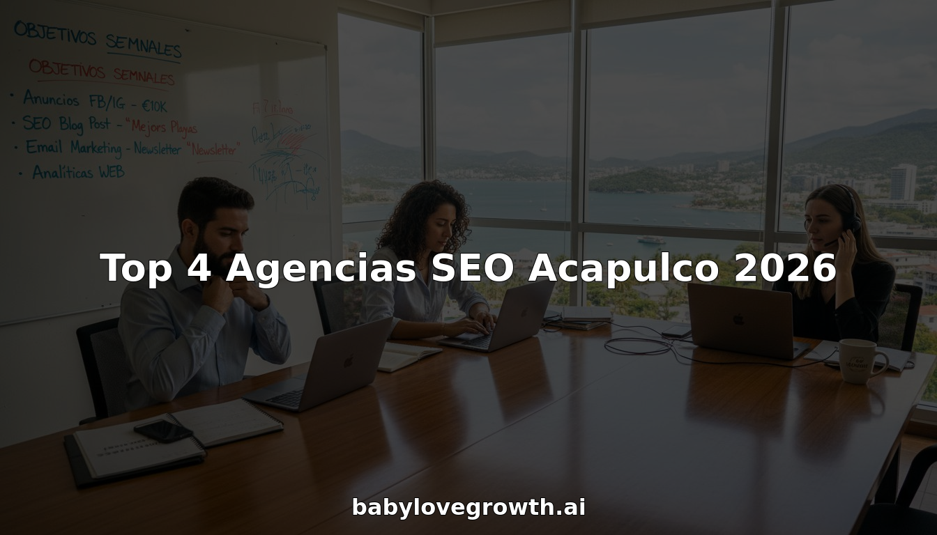 El equipo de nuestra agencia de SEO trabajando en el espacio de oficinas de Acapulco.
