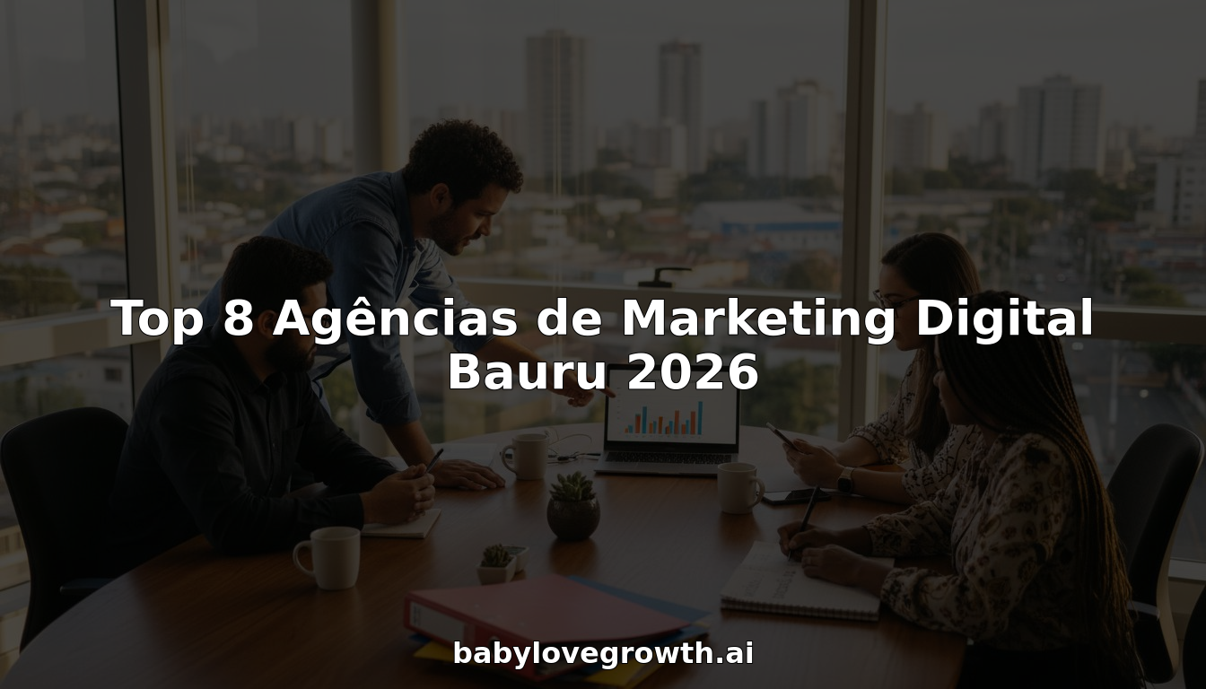 Reunião de equipa no escritório da agência de marketing em Bauru