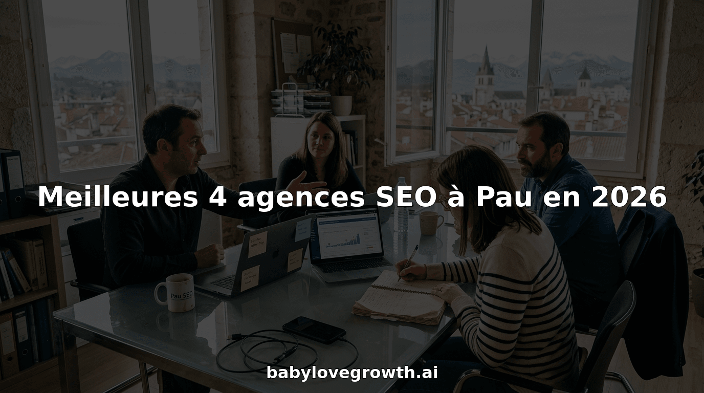 Des experts en référencement réunis autour d’une table à Pau pour échanger et travailler ensemble sur de nouvelles stratégies.