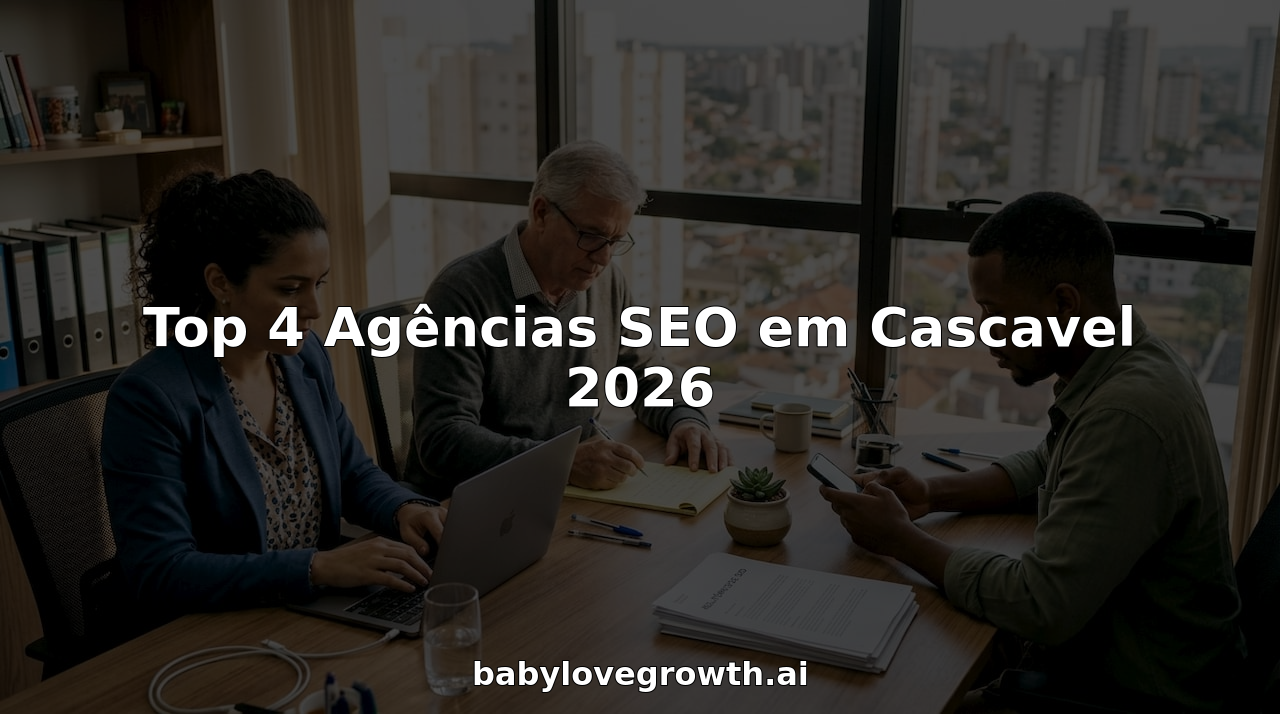 Equipa a trabalhar em conjunto no escritório da agência de SEO Cascavel