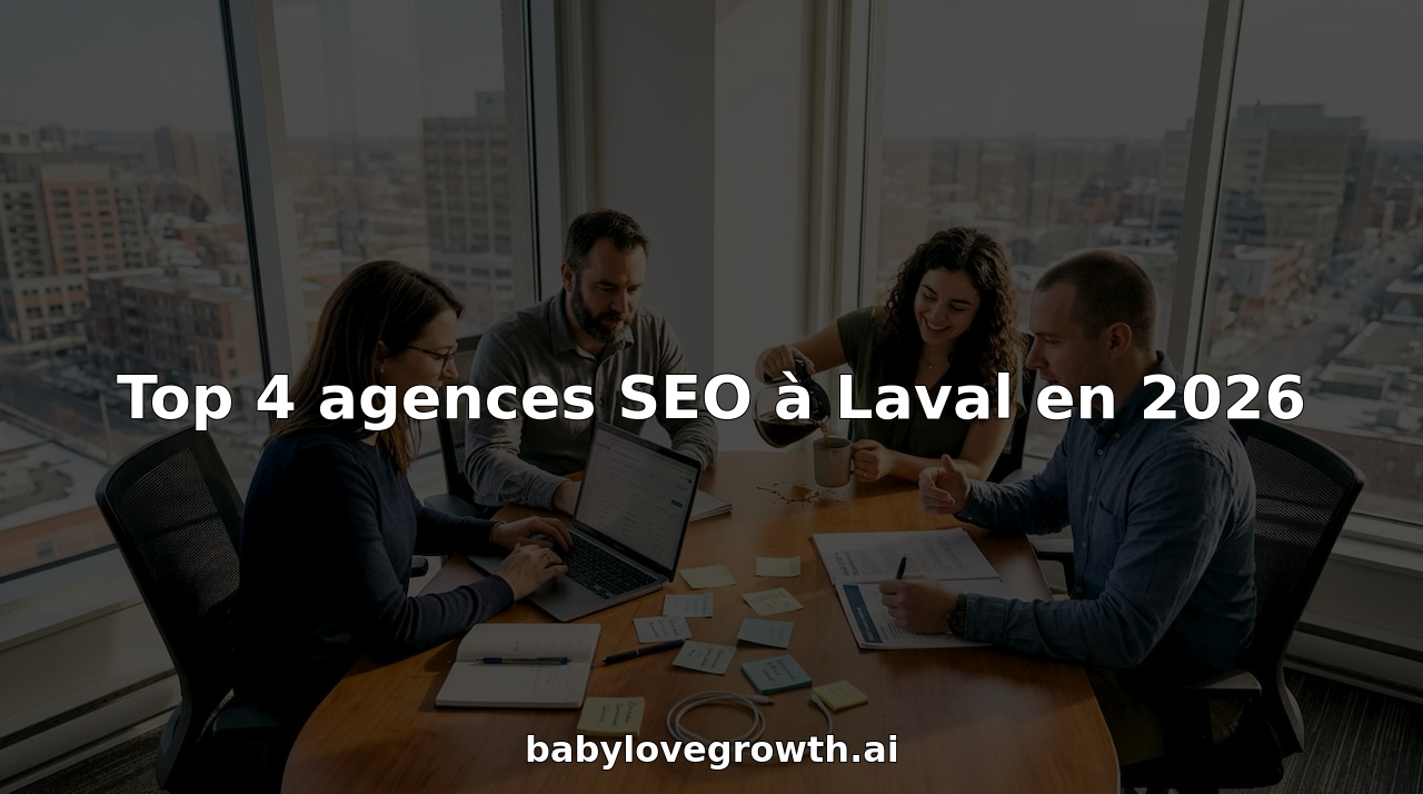 L’équipe d’une agence SEO en pleine séance de travail dans un bureau d’angle.