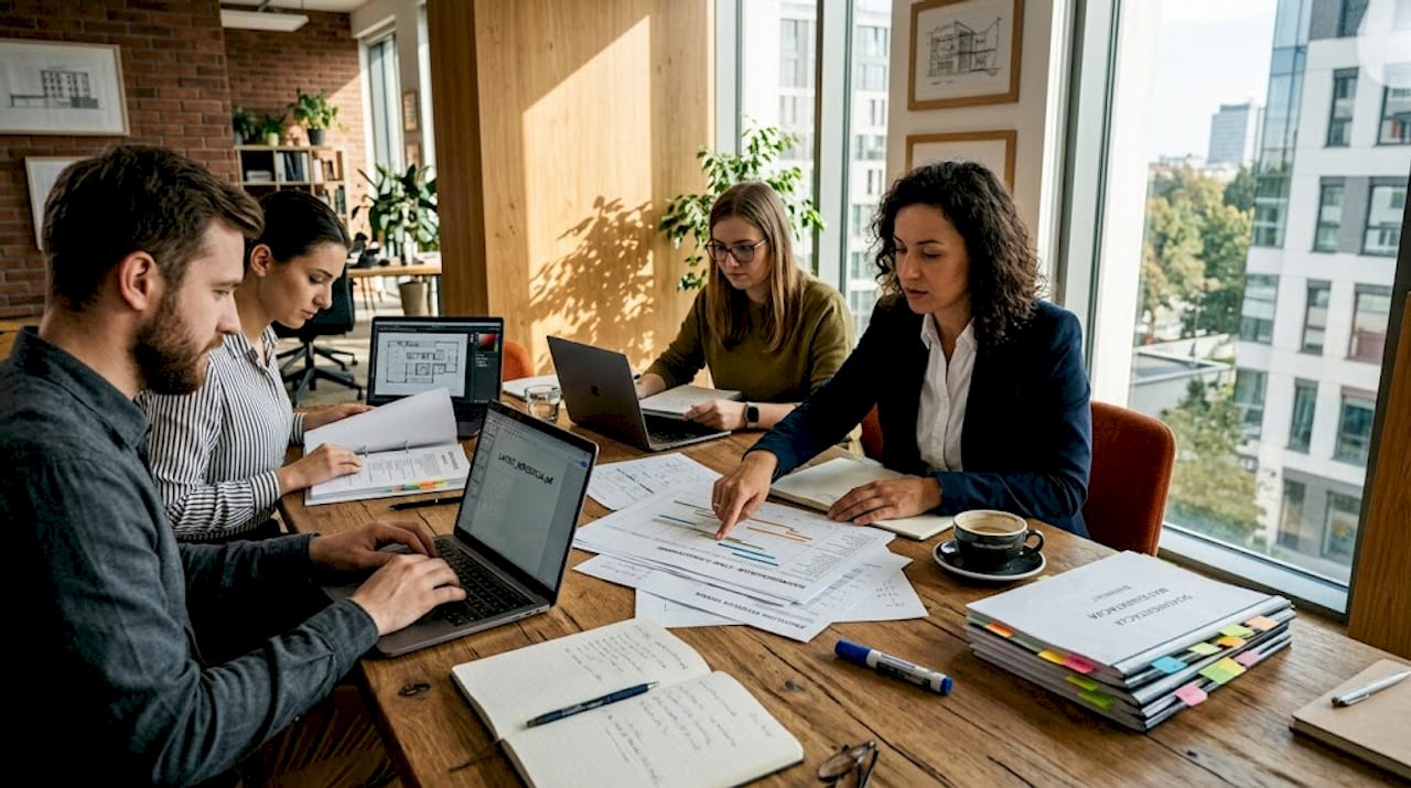 Ekipa odpowiedzialna za wdrożenie analizuje szczegóły i terminy realizacji projektu.