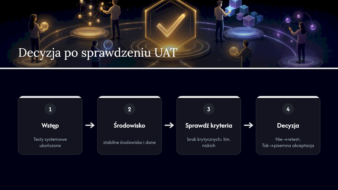 Scenariusze decyzyjne po testach UAT