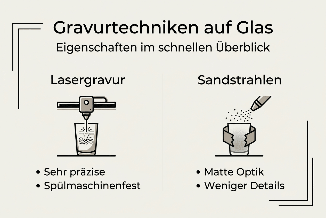 Glasgravur-Techniken: Die wichtigsten Verfahren im Überblick