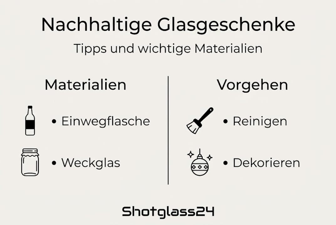 Übersicht: Nachhaltige Geschenkideen aus Glas und umweltfreundliche Materialien