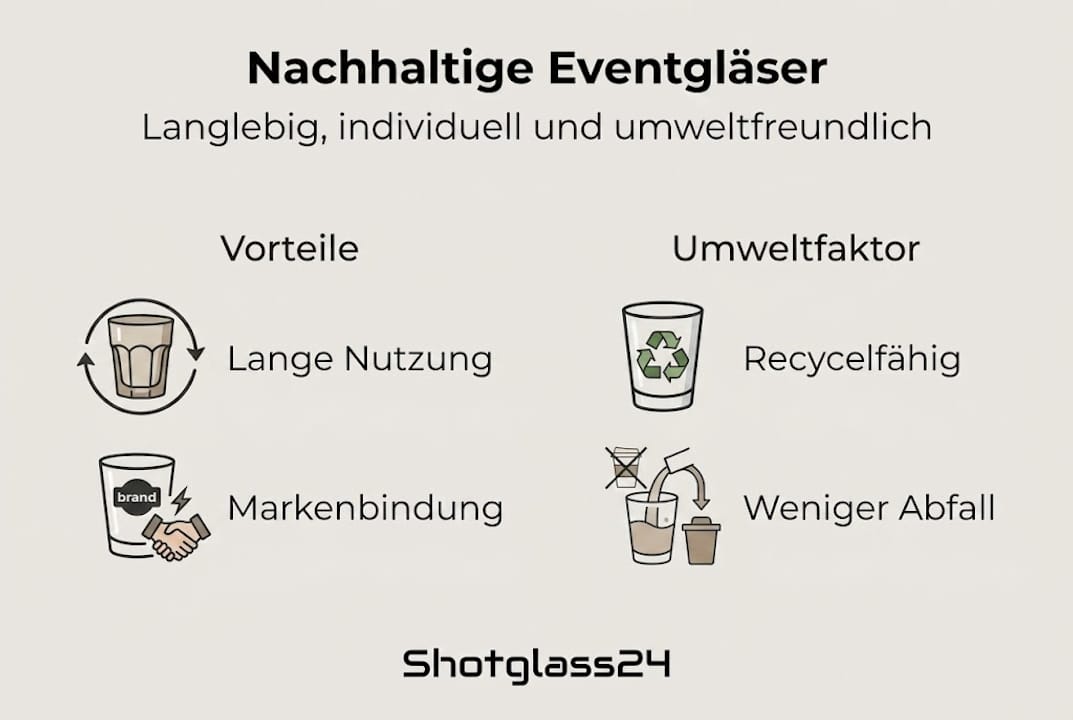 Übersicht: Nachhaltige Trinkgläser für Veranstaltungen