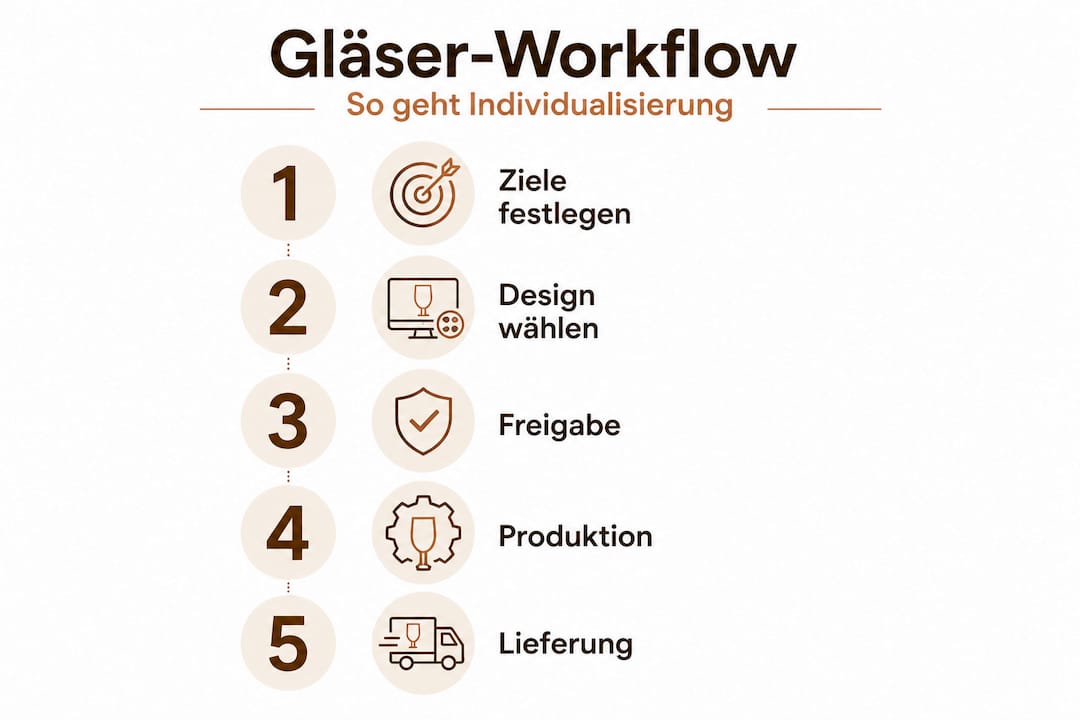 Mit dieser Infografik in 5 Schritten zum ganz persönlichen Glas