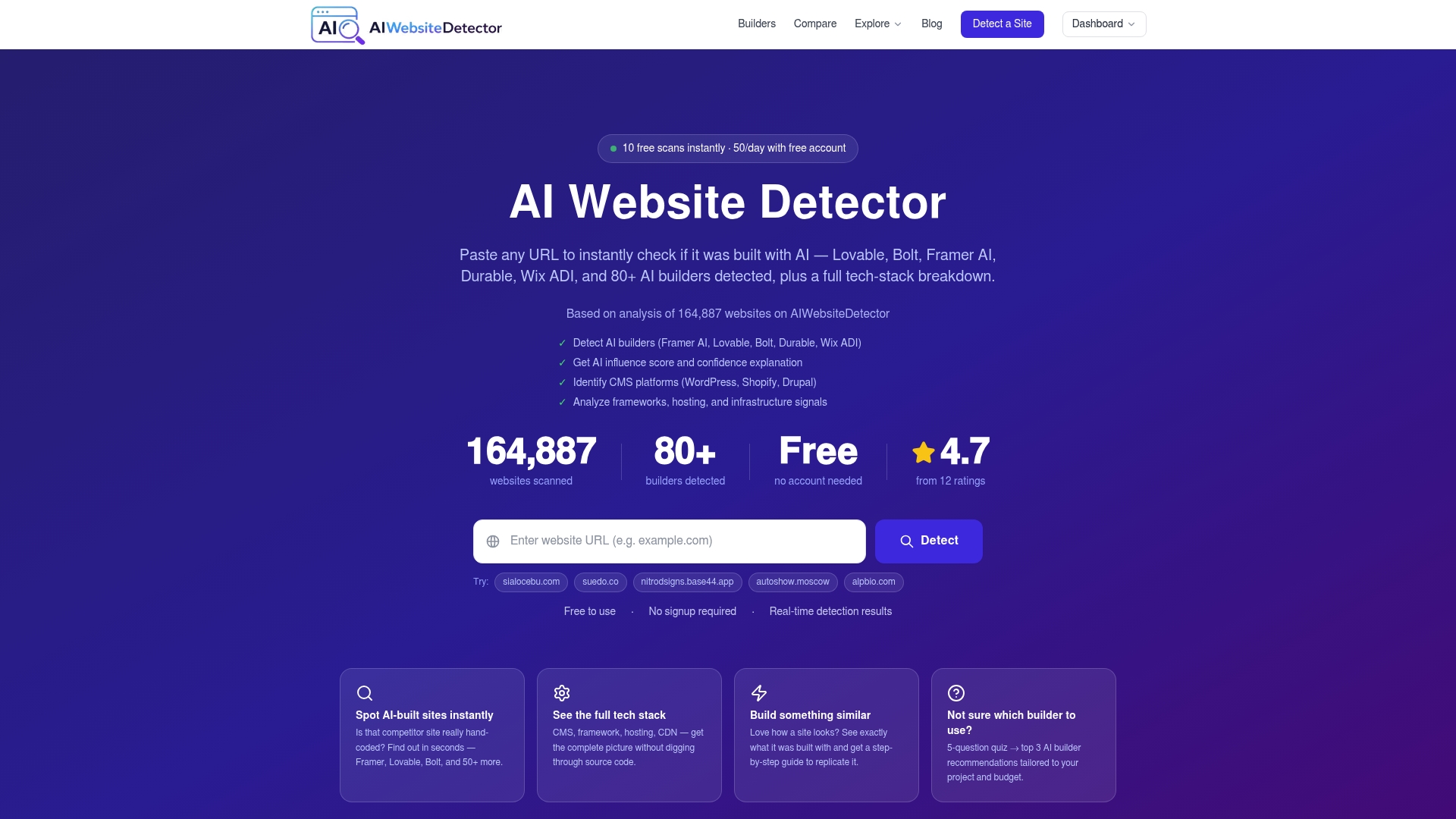 Aiwebsitedetector