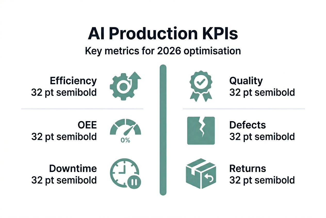 Infographic of AI-driven workflow KPIs