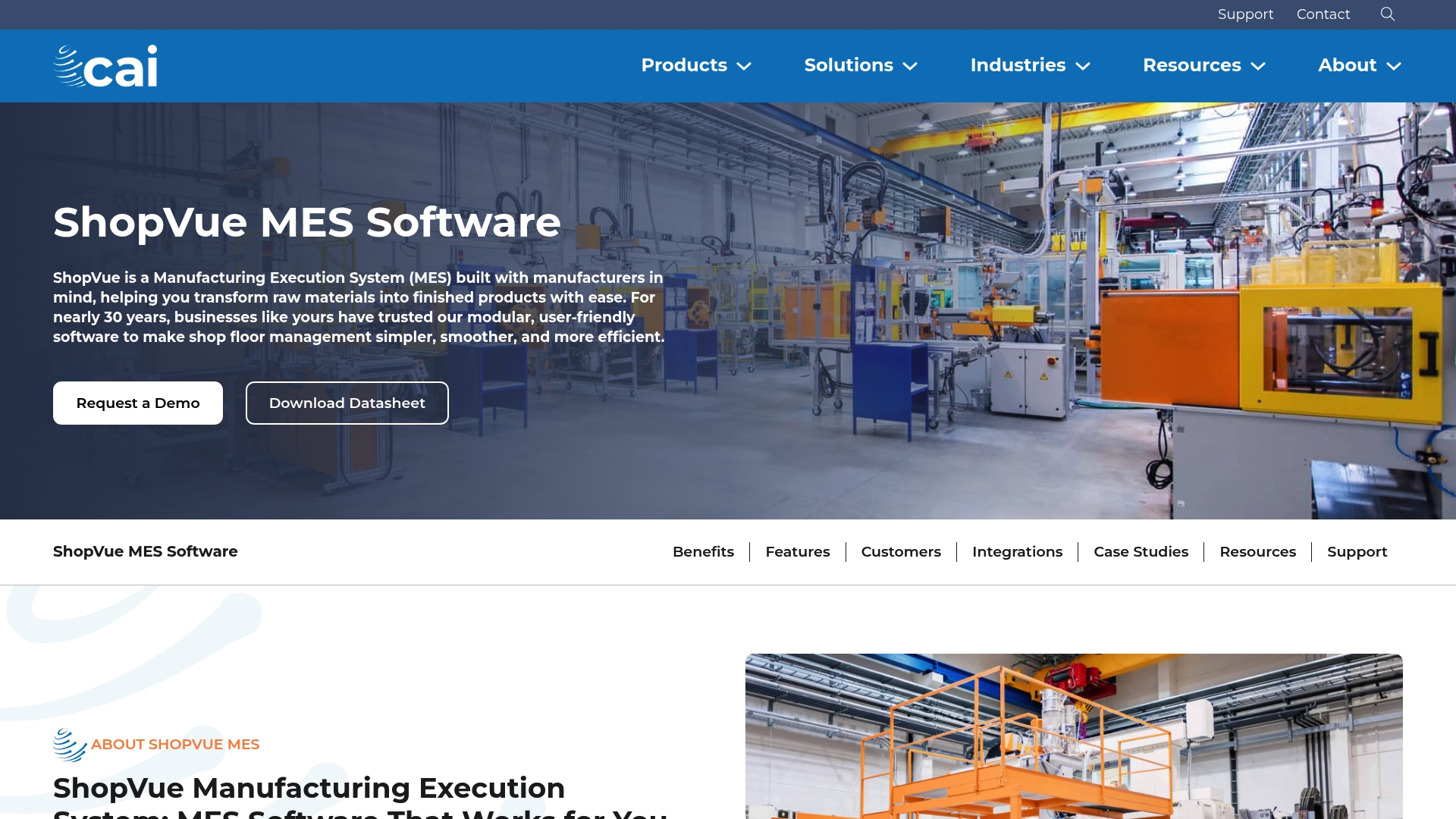https://caisoft.com/products/shopvue-mes