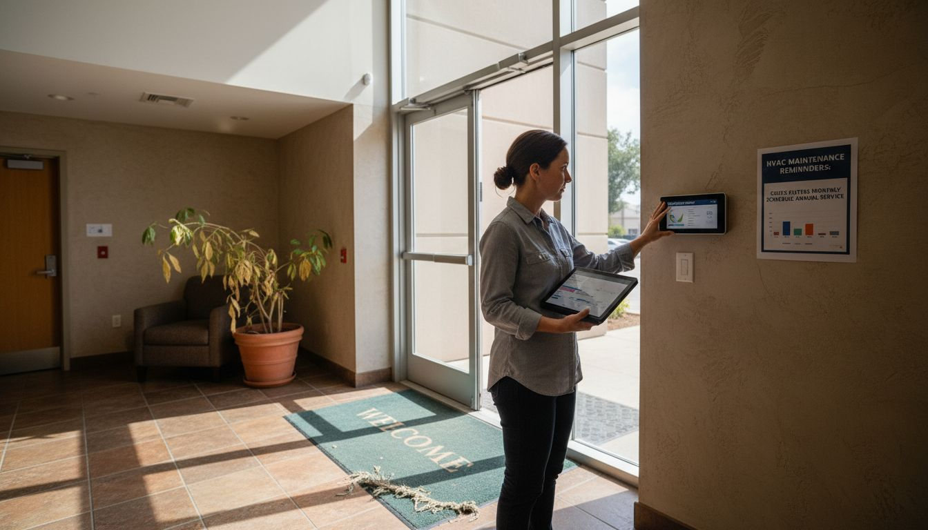 Building manager setting smart HVAC controls