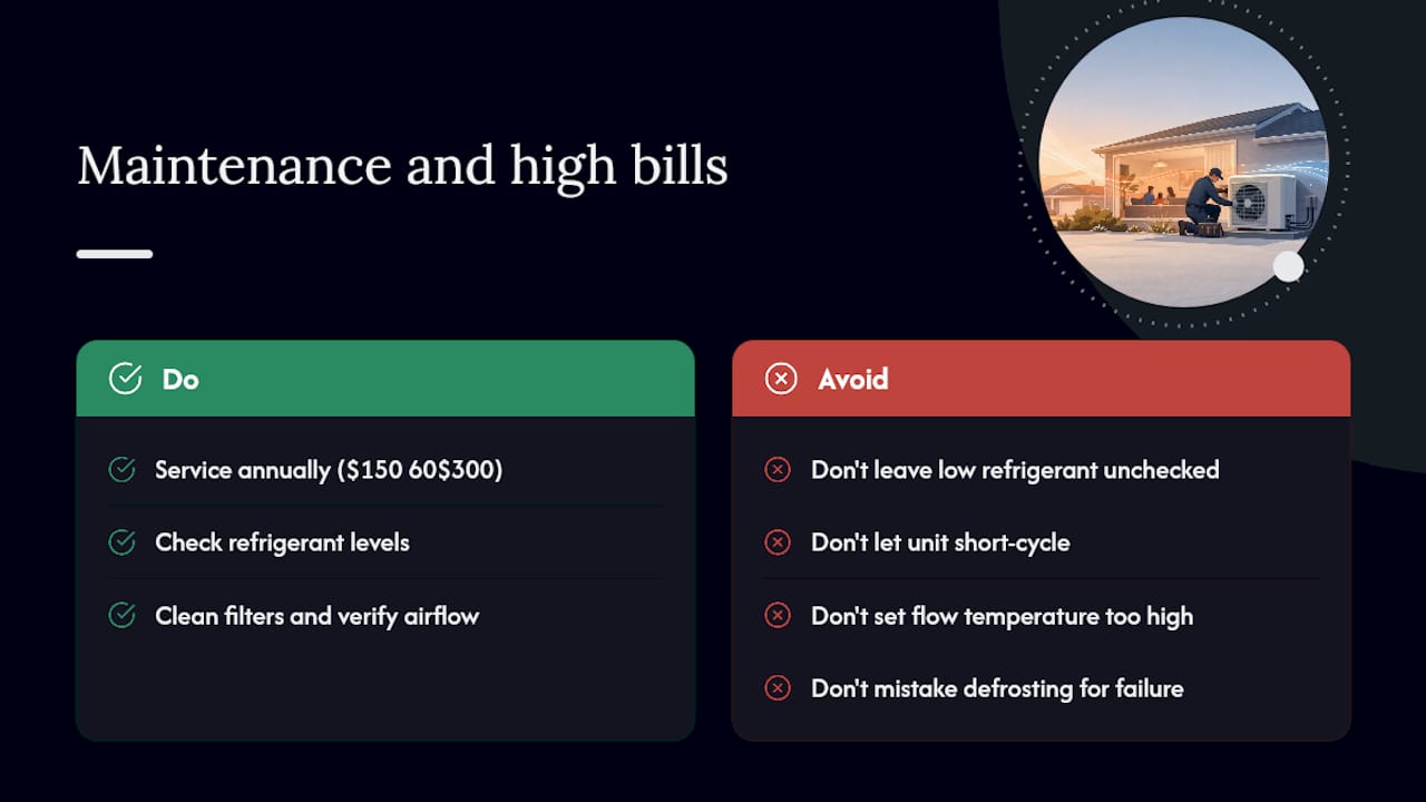 Maintenance and unexpectedly high bills — overview diagram