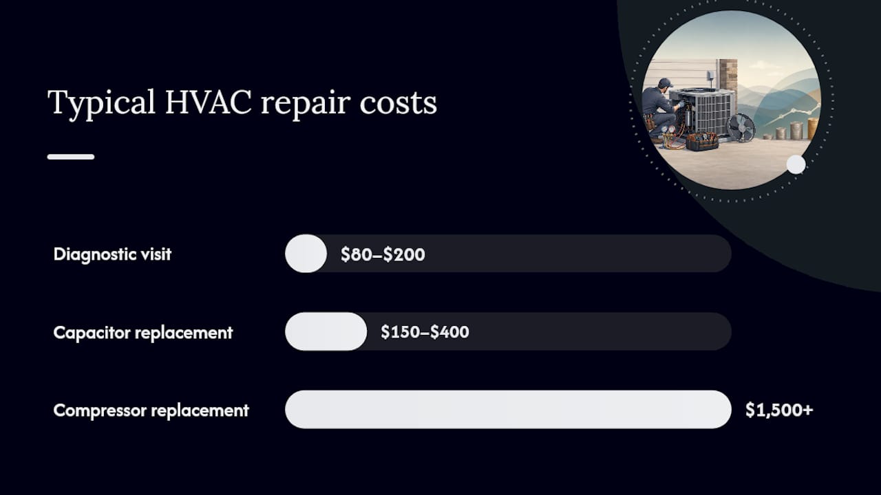 When should I call an HVAC technician, and what will it cost? — overview diagram