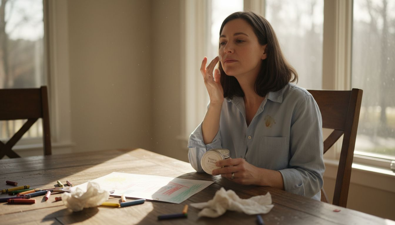 Applying tallow cream in daily routine