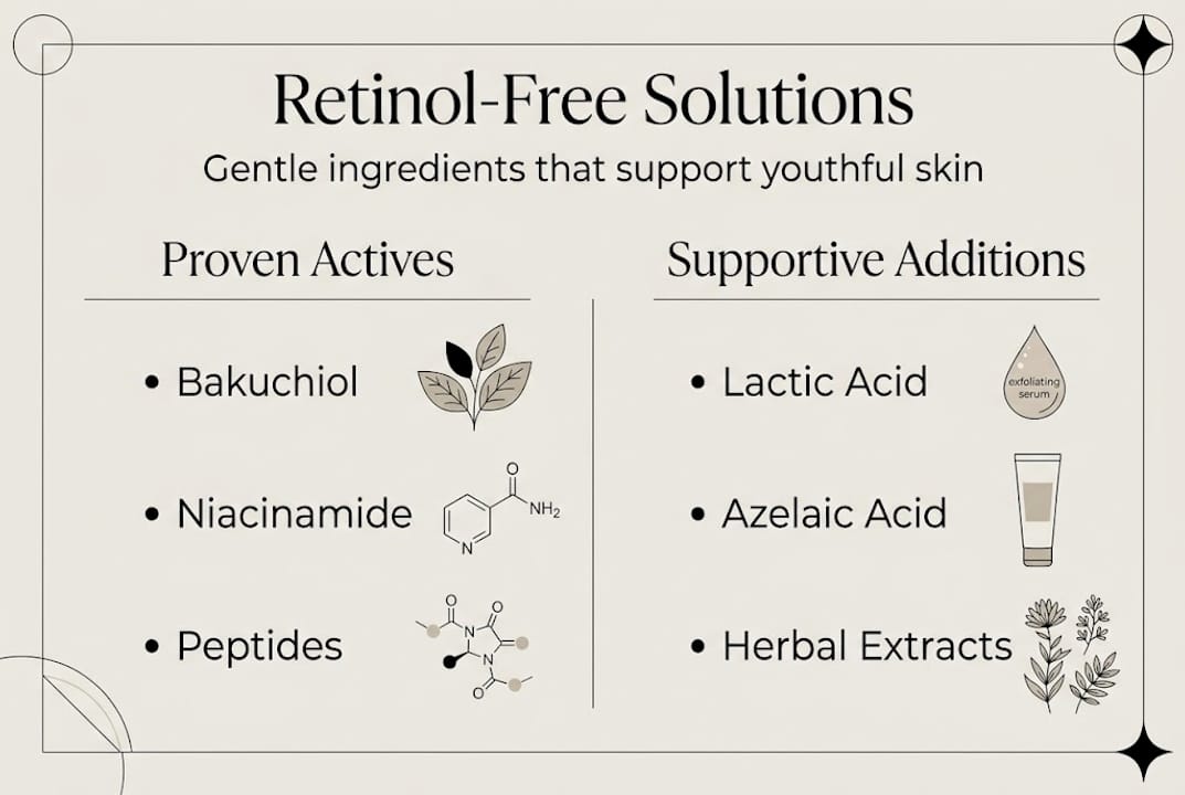 Infographic highlights gentle retinol alternatives