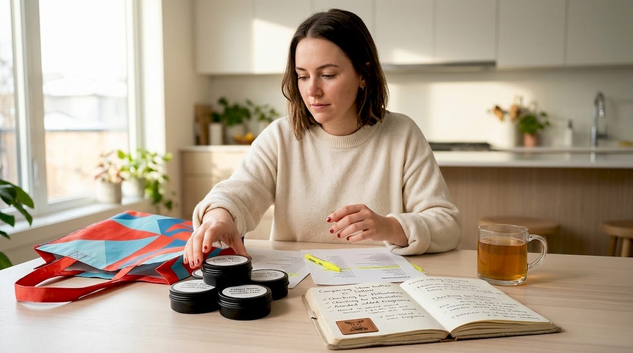Sorting skincare by ingredient exclusions