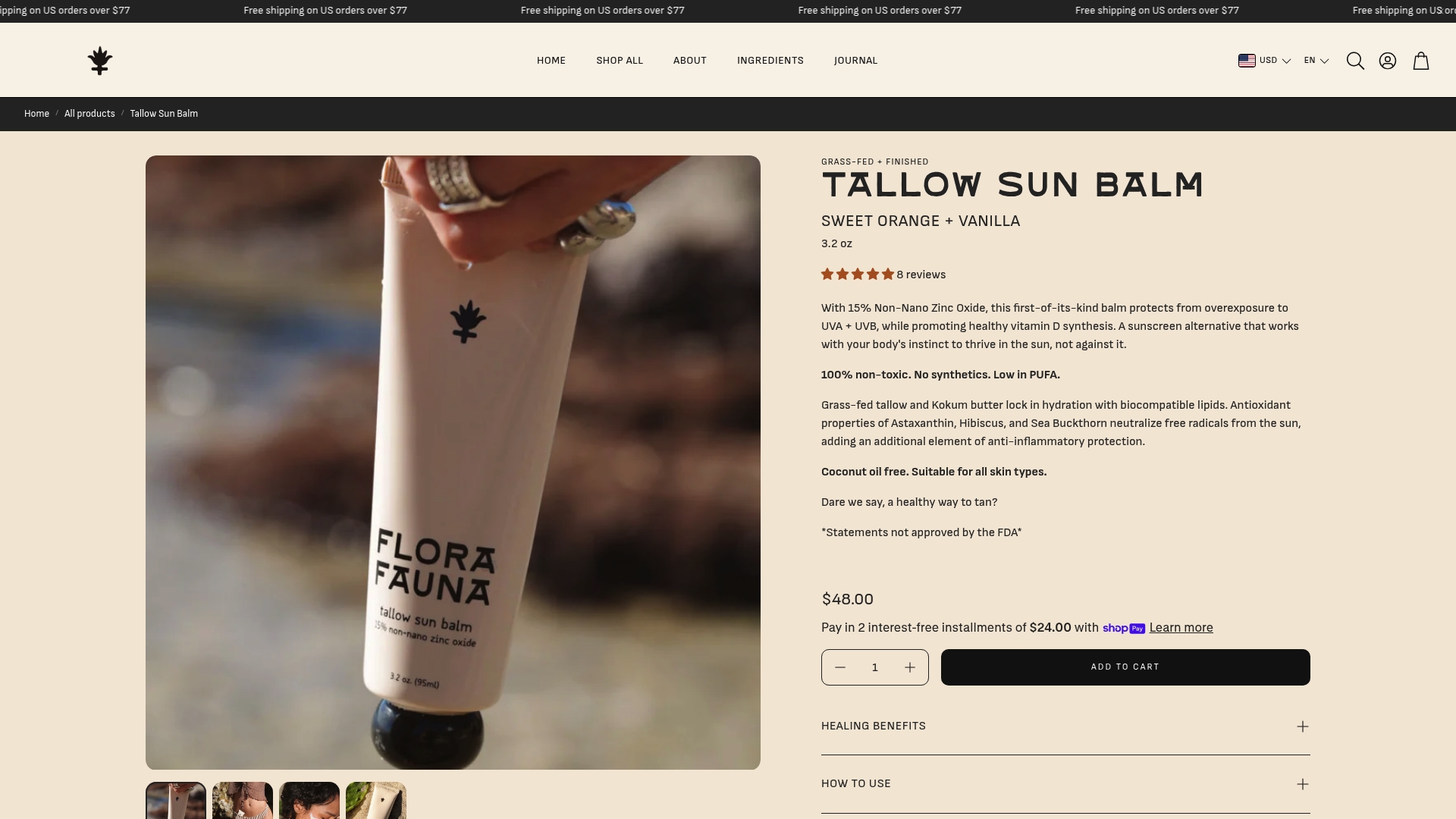 https://florafaunaskin.com/products/tallow-sun-balm