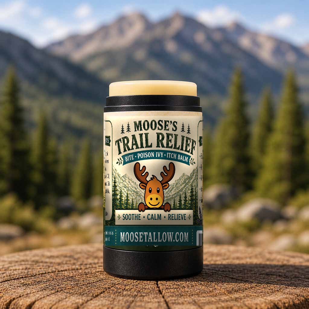 Natural Bug Bite & Itch Relief Balm Moose's Trail Relief