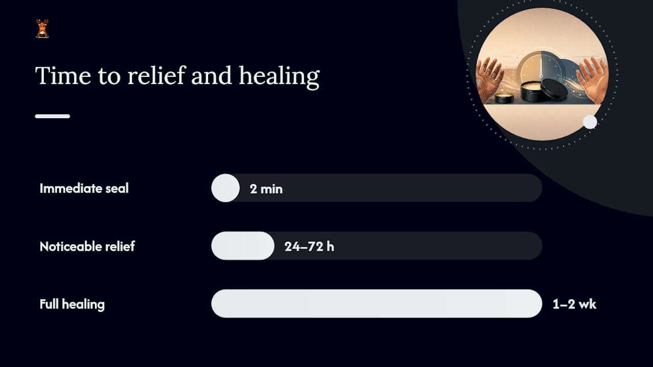 Quick Relief and First-Aid for Painful or Bleeding Fissures — overview diagram