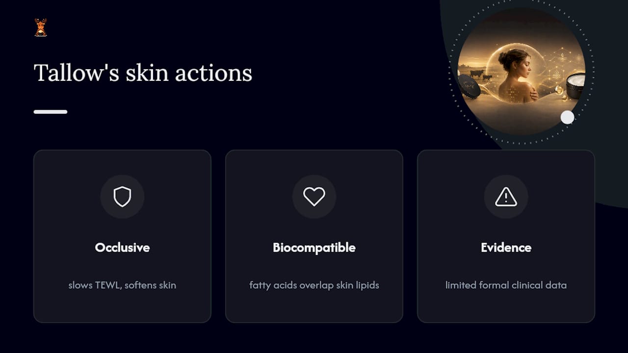 How Does Tallow Actually Work on Skin? — overview diagram